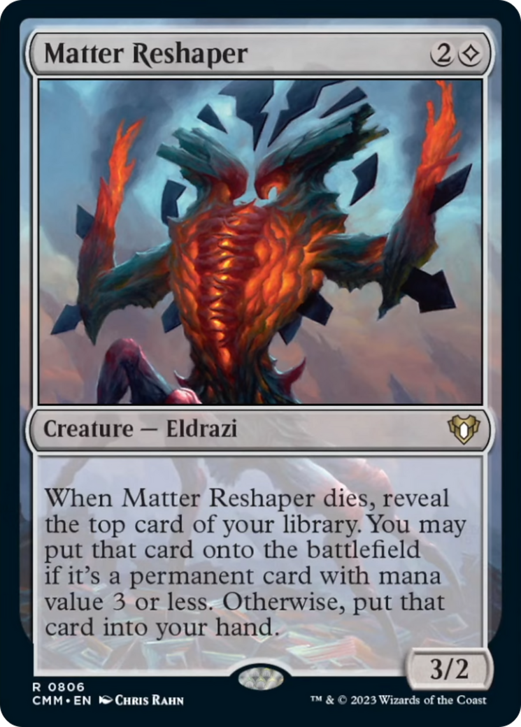 Matter Reshaper [Commander Masters] | Chromatic Games