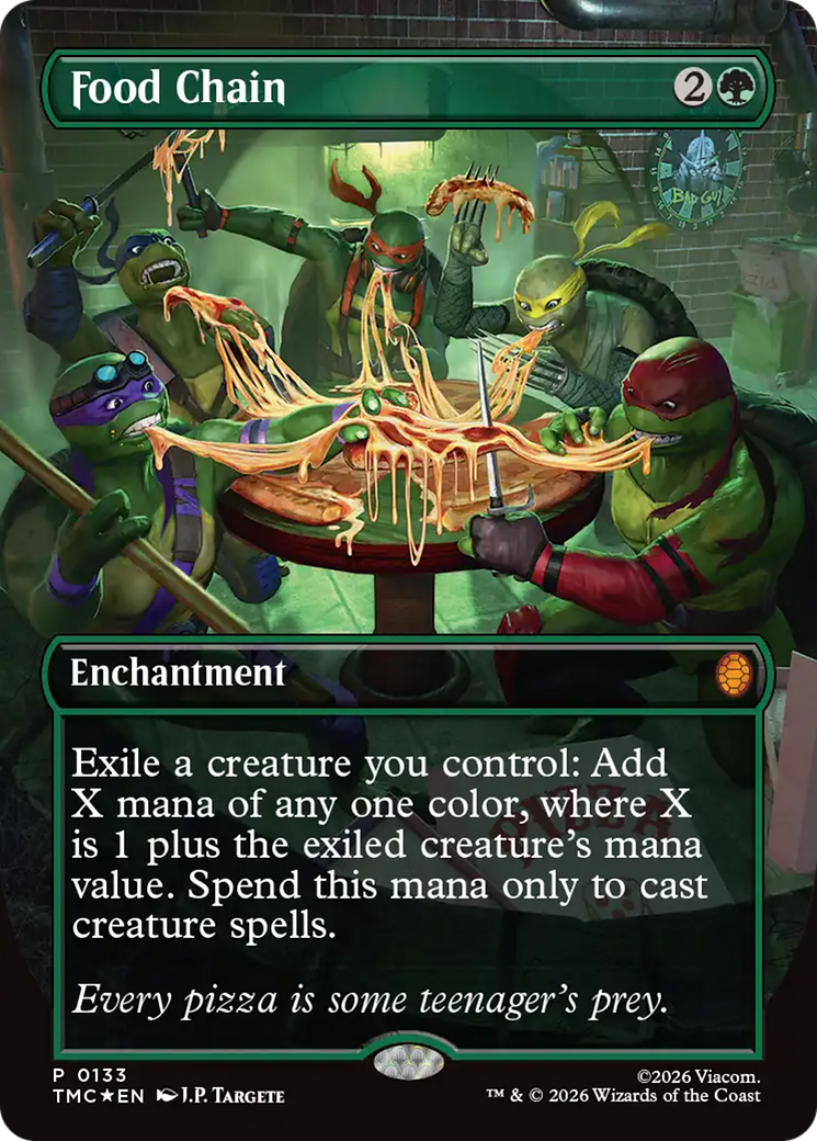 Food Chain (Borderless) [Teenage Mutant Ninja Turtles Commander] | Chromatic Games