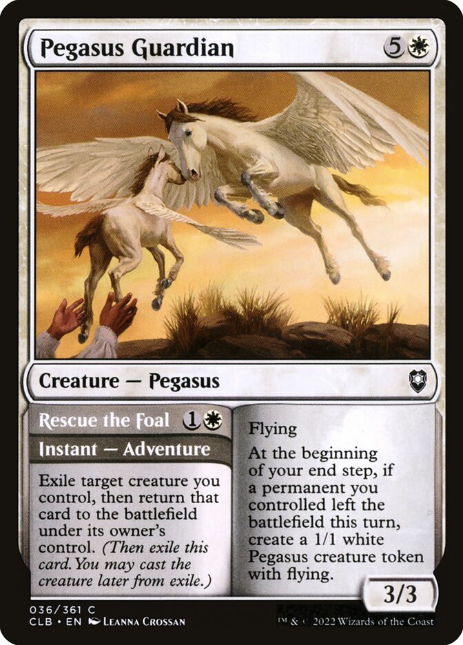 Pegasus Guardian 36 (Commander Legends: Battle for Baldur's Gate)  | Chromatic Games