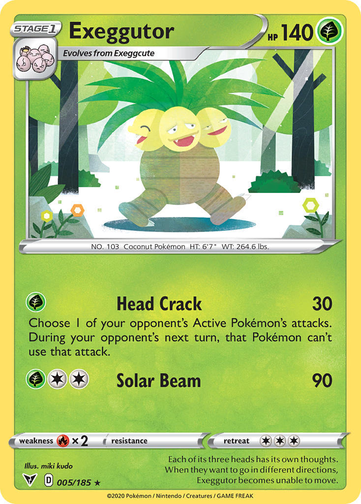 Exeggutor (005/185) [Sword & Shield: Vivid Voltage] | Chromatic Games