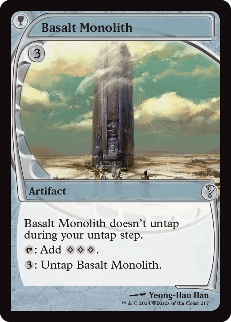 Basalt Monolith (Future Sight) [Mystery Booster 2] | Chromatic Games