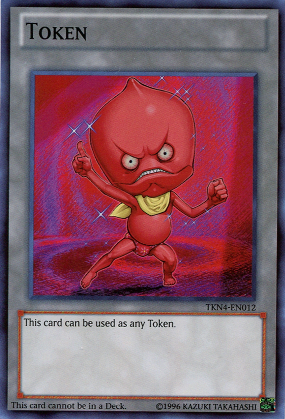 Ojama Token (Red) [TKN4-EN012] Super Rare | Chromatic Games
