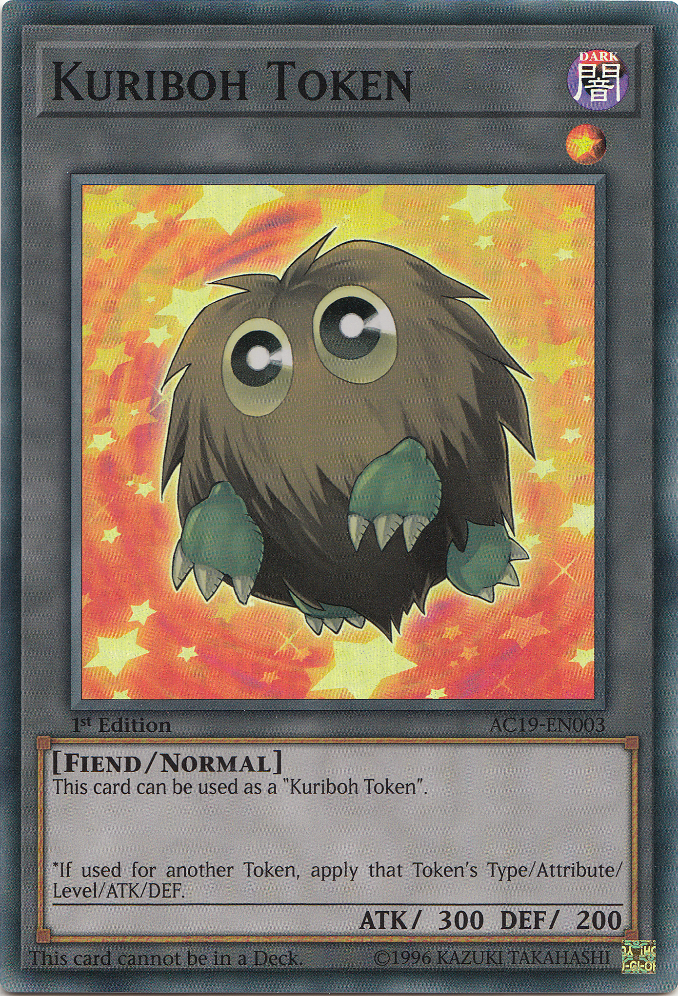 Kuriboh Token [AC19-EN003] Super Rare | Chromatic Games