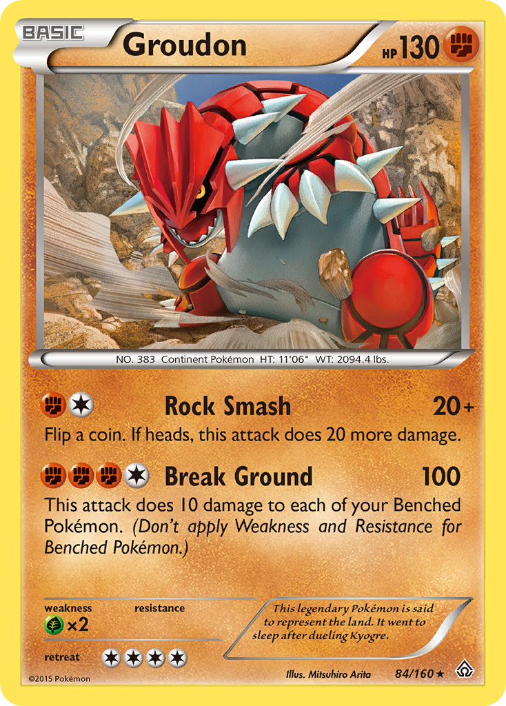 Groudon (84/160) [XY: Primal Clash] | Chromatic Games