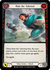 Ride the Tailwind (Blue) [EVR046] (Everfest)  1st Edition Rainbow Foil | Chromatic Games