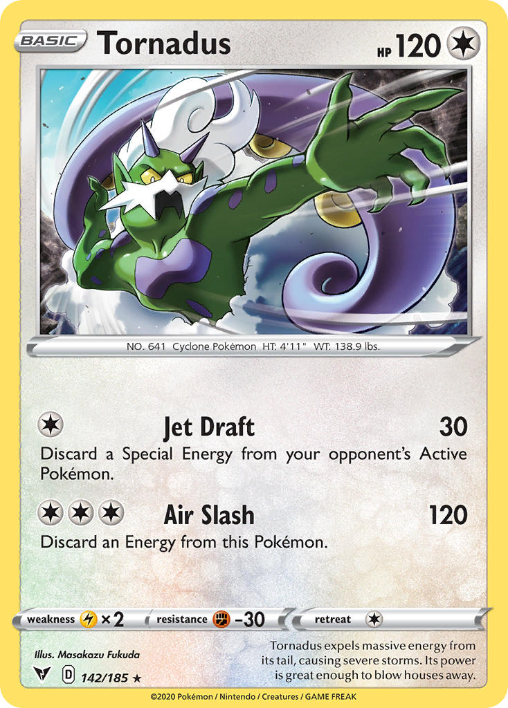 Tornadus (142/185) [Sword & Shield: Vivid Voltage] | Chromatic Games