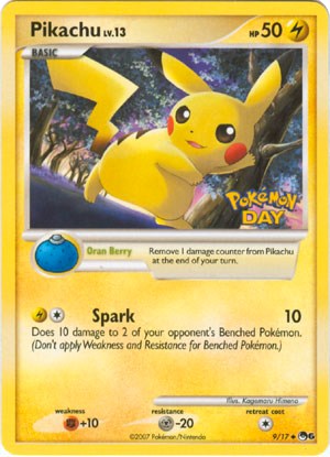 Pikachu (9/17) (Pokemon Day) [POP Series 6] | Chromatic Games