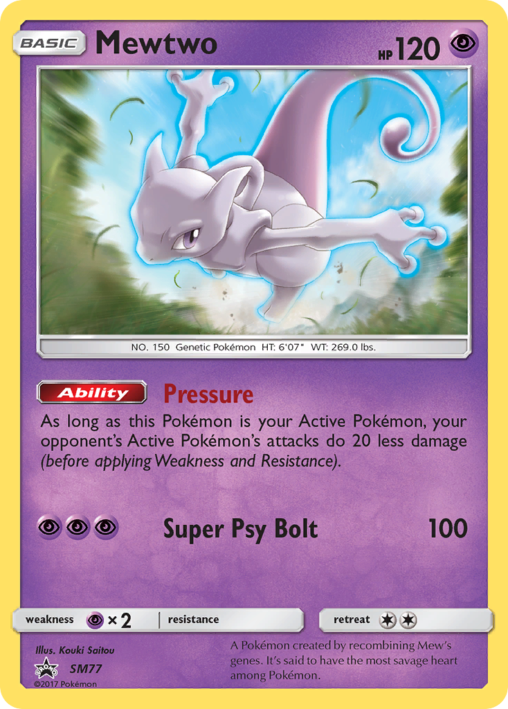 Mewtwo (SM77) [Sun & Moon: Black Star Promos] | Chromatic Games