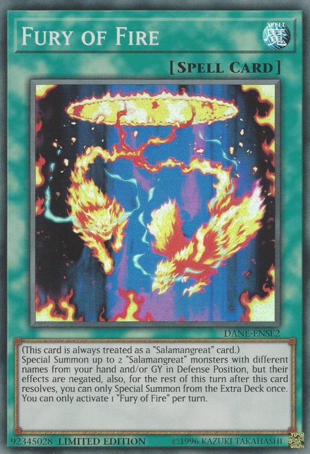 Fury of Fire [DANE-ENSE2] Super Rare | Chromatic Games