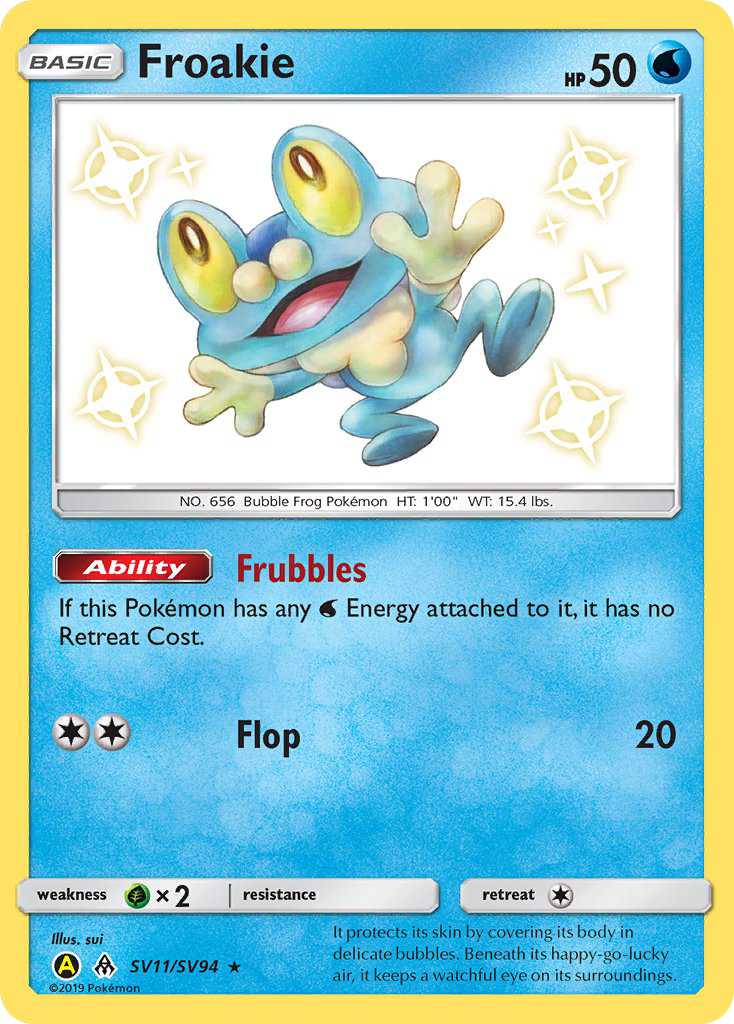 Froakie (SV11/SV94) [Sun & Moon: Hidden Fates - Shiny Vault] | Chromatic Games