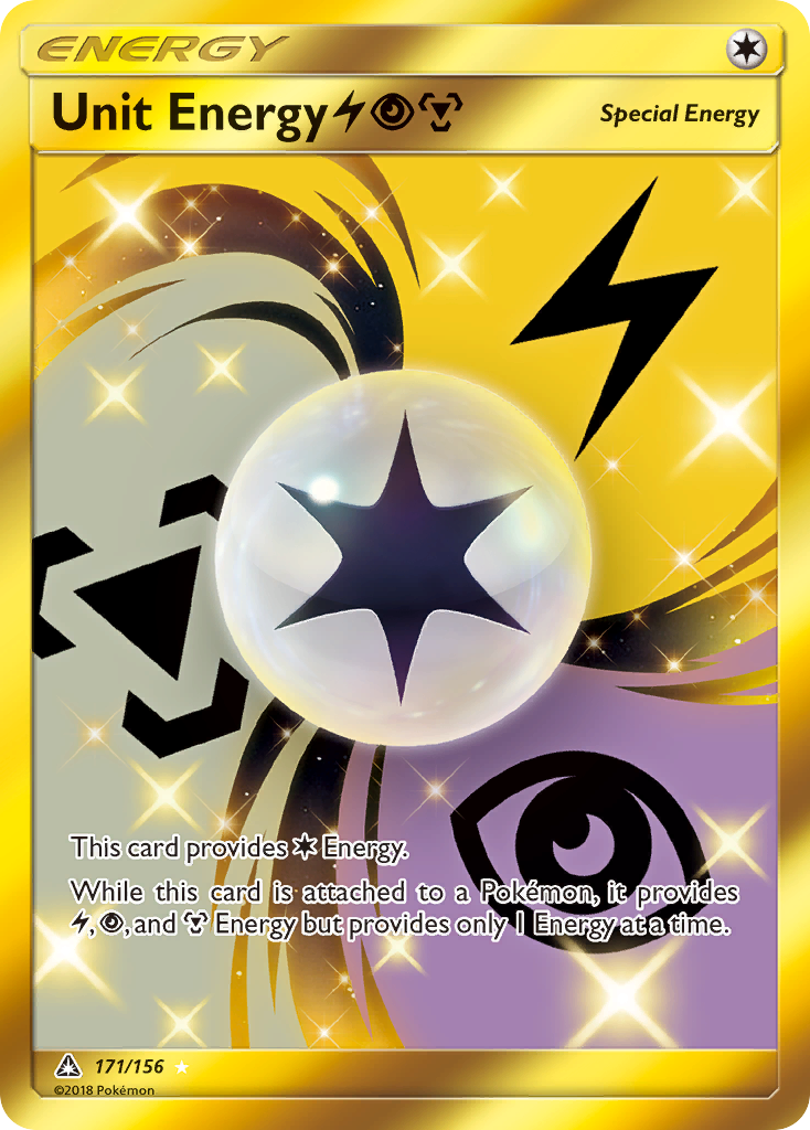 Unit Energy (171/156) (Lightning, Psychic, Metal) [Sun & Moon: Ultra Prism] | Chromatic Games