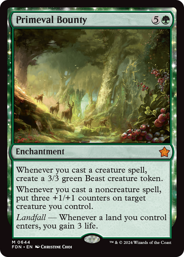 Primeval Bounty [Foundations] | Chromatic Games