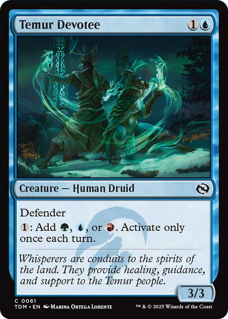 Temur Devotee [Tarkir: Dragonstorm] | Chromatic Games