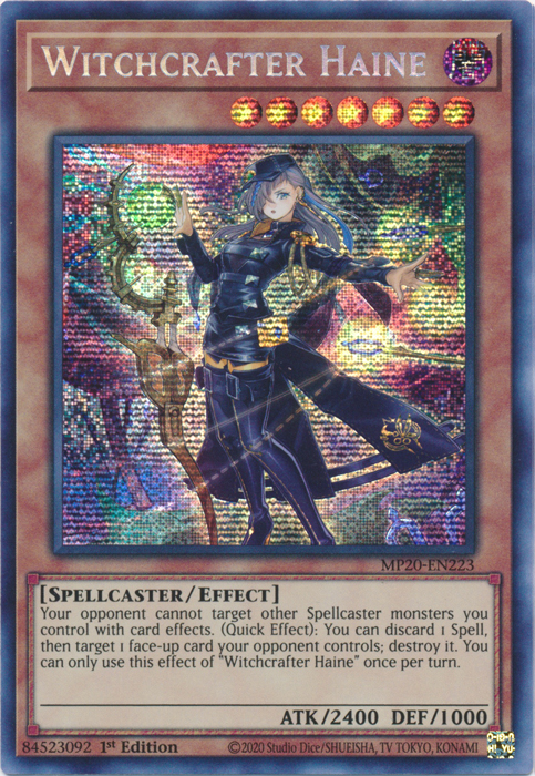 Witchcrafter Haine [MP20-EN223] Prismatic Secret Rare | Chromatic Games