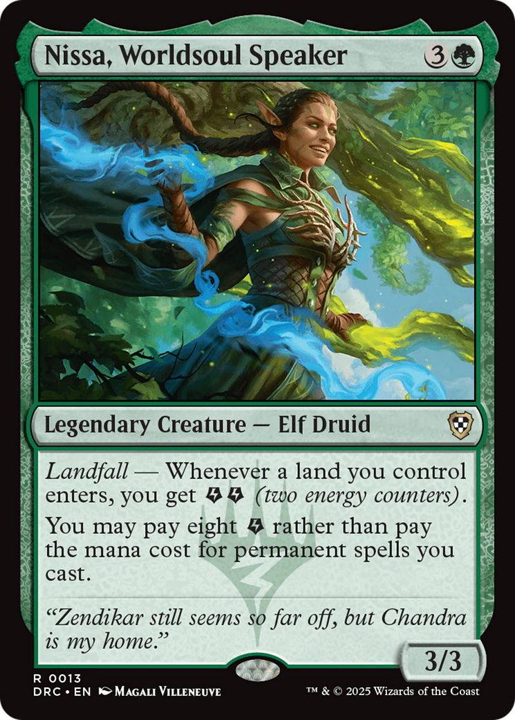 Nissa, Worldsoul Speaker [Aetherdrift Commander] | Chromatic Games