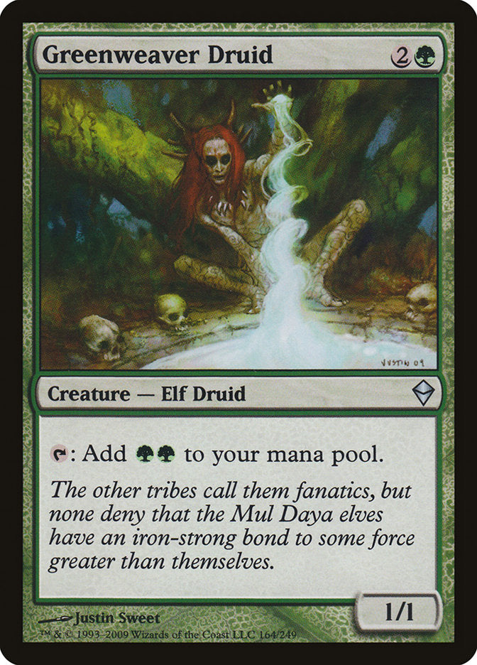 Greenweaver Druid 164/249 (Zendikar)  | Chromatic Games