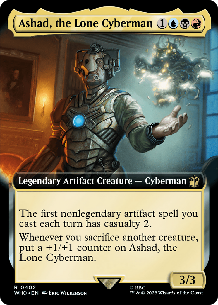 Ashad, the Lone Cyberman (Extended Art) [Doctor Who] | Chromatic Games