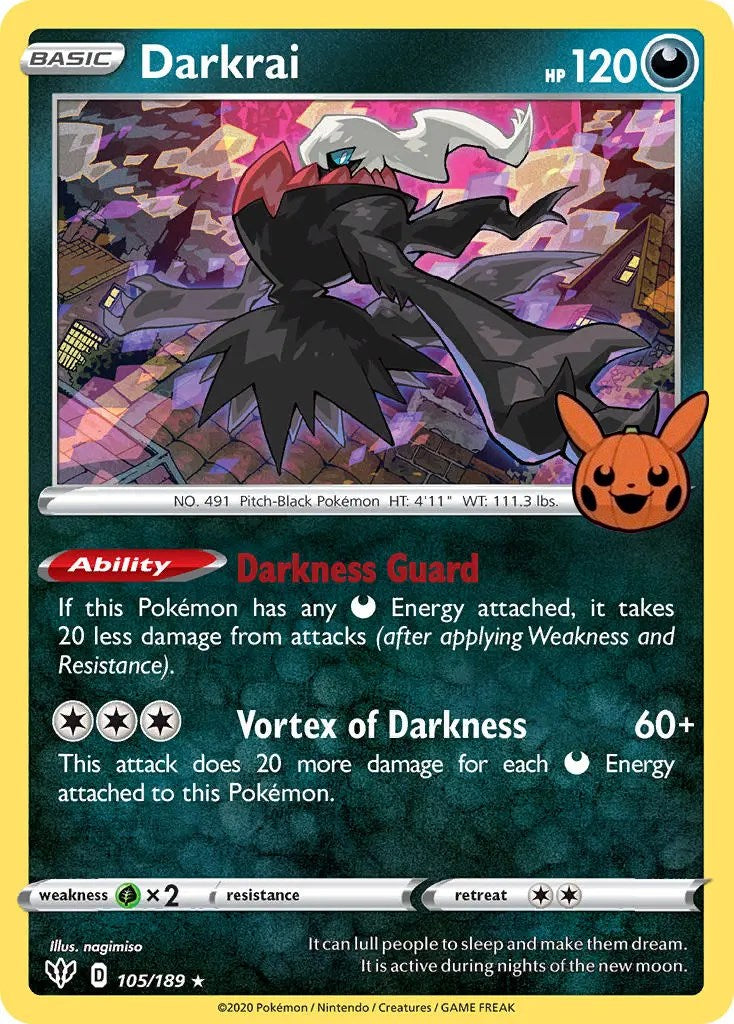 Darkrai (105/189) [Trick or Trade] | Chromatic Games