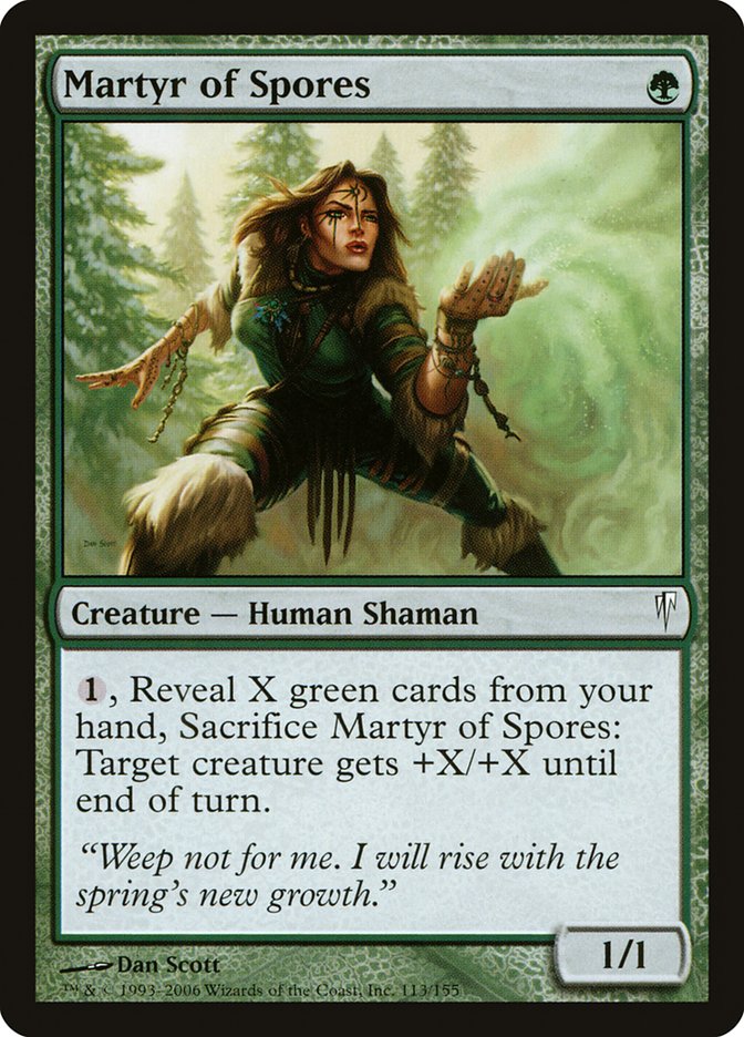 Martyr of Spores 113/155 (Coldsnap)  - Foil | Chromatic Games