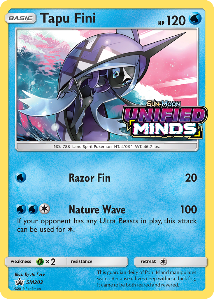 Tapu Fini (SM203) [Sun & Moon: Black Star Promos] | Chromatic Games