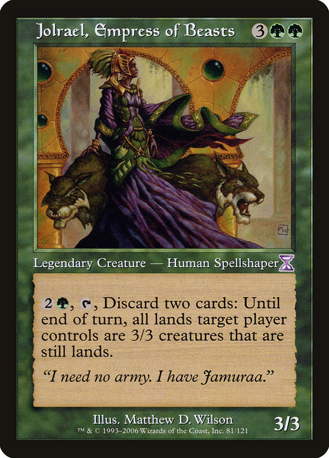 Jolrael, Empress of Beasts 81/121 (Timeshifted)  | Chromatic Games