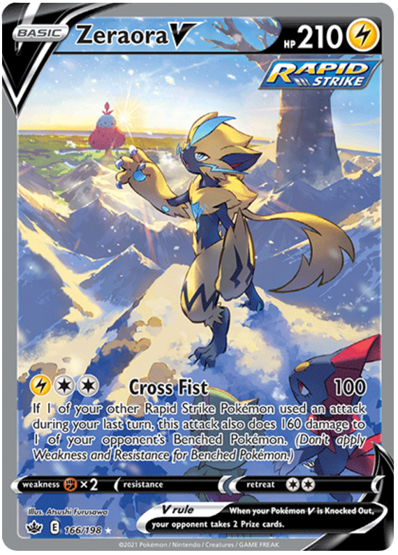 Zeraora V (166/198) [Sword & Shield: Chilling Reign] | Chromatic Games