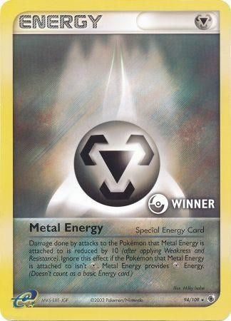 Metal Energy (94/109) (Winner) [EX: Ruby & Sapphire] | Chromatic Games