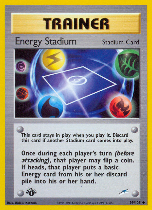 Energy Stadium (99/105) [Neo Destiny 1st Edition] | Chromatic Games