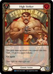 High Striker (Red) [EVR164] (Everfest)  1st Edition Extended Art Rainbow Foil | Chromatic Games