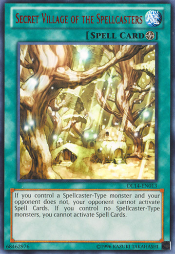 Secret Village of the Spellcasters (Red) [DL14-EN013] Rare | Chromatic Games