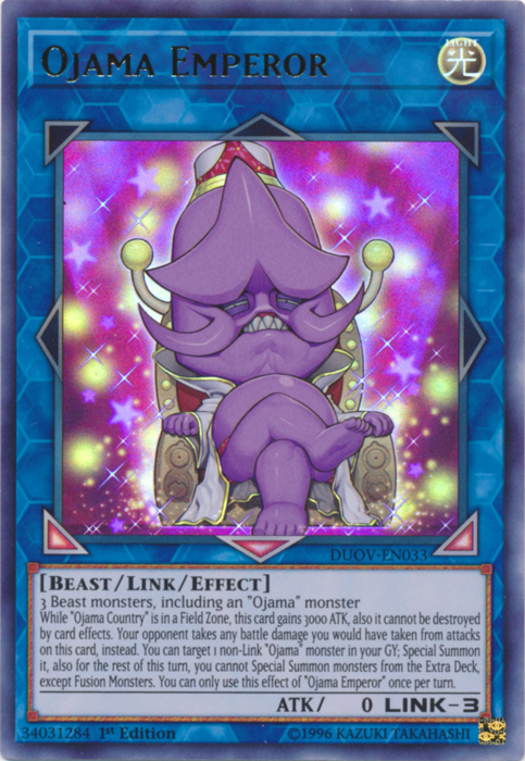 Ojama Emperor [DUOV-EN033] Ultra Rare | Chromatic Games