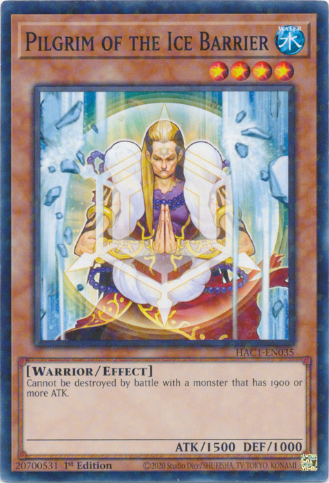 Pilgrim of the Ice Barrier (Duel Terminal) [HAC1-EN035] Common | Chromatic Games