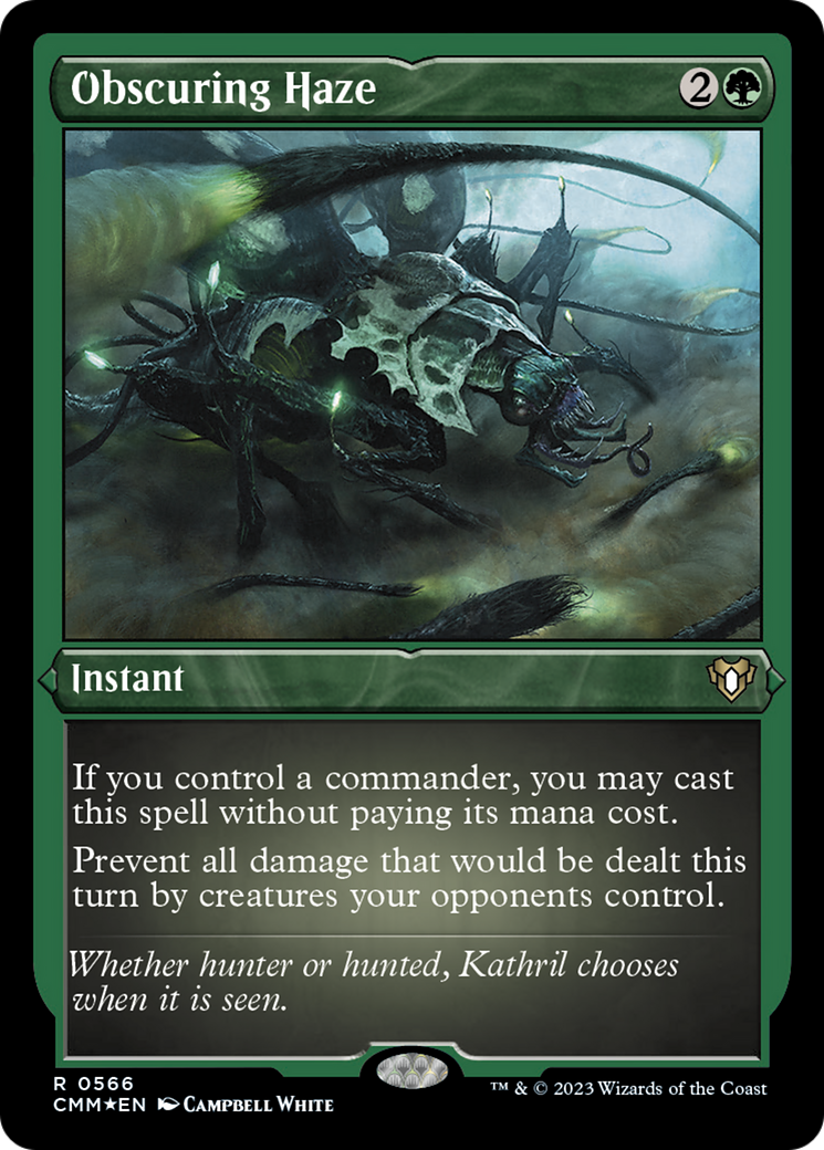 Obscuring Haze (Foil Etched) [Commander Masters] | Chromatic Games