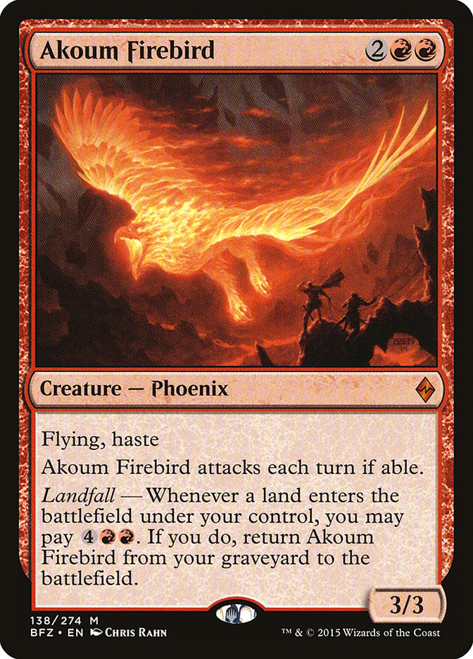 Akoum Firebird 138/274 (Battle for Zendikar)  | Chromatic Games