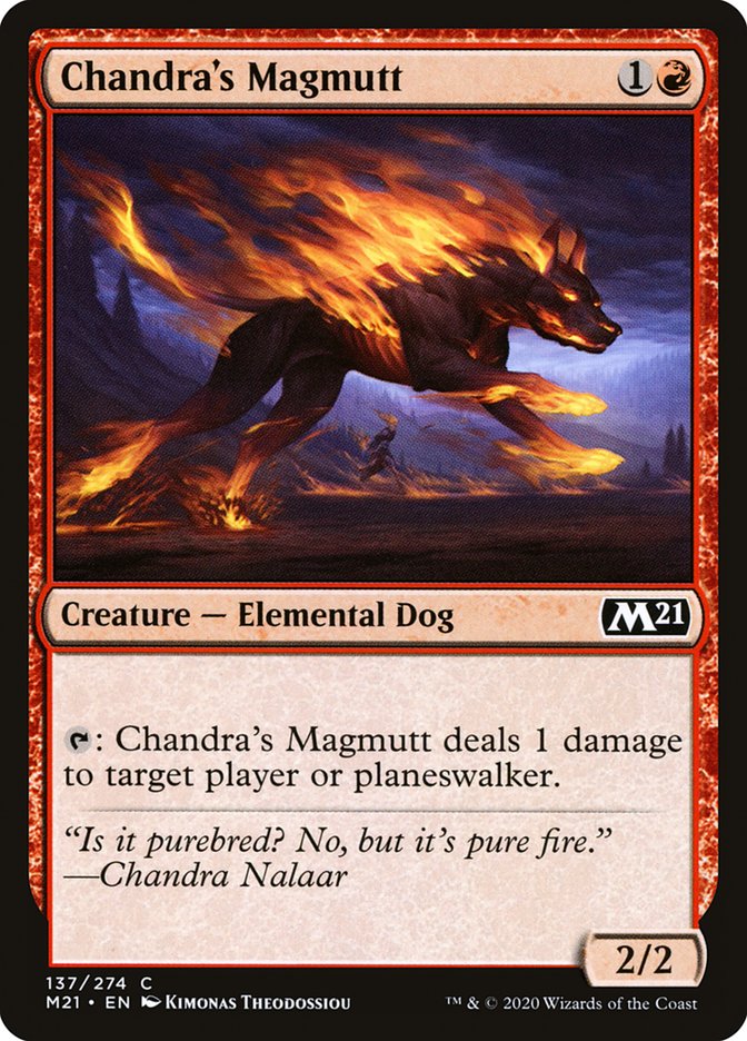 Chandra's Magmutt 137 (Core Set 2021)  - Foil | Chromatic Games