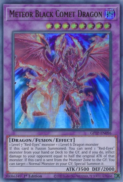 Meteor Black Comet Dragon [GFTP-EN096] Ultra Rare | Chromatic Games