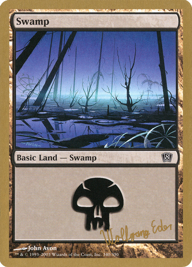 Swamp (we340) (Wolfgang Eder) [World Championship Decks 2003] | Chromatic Games