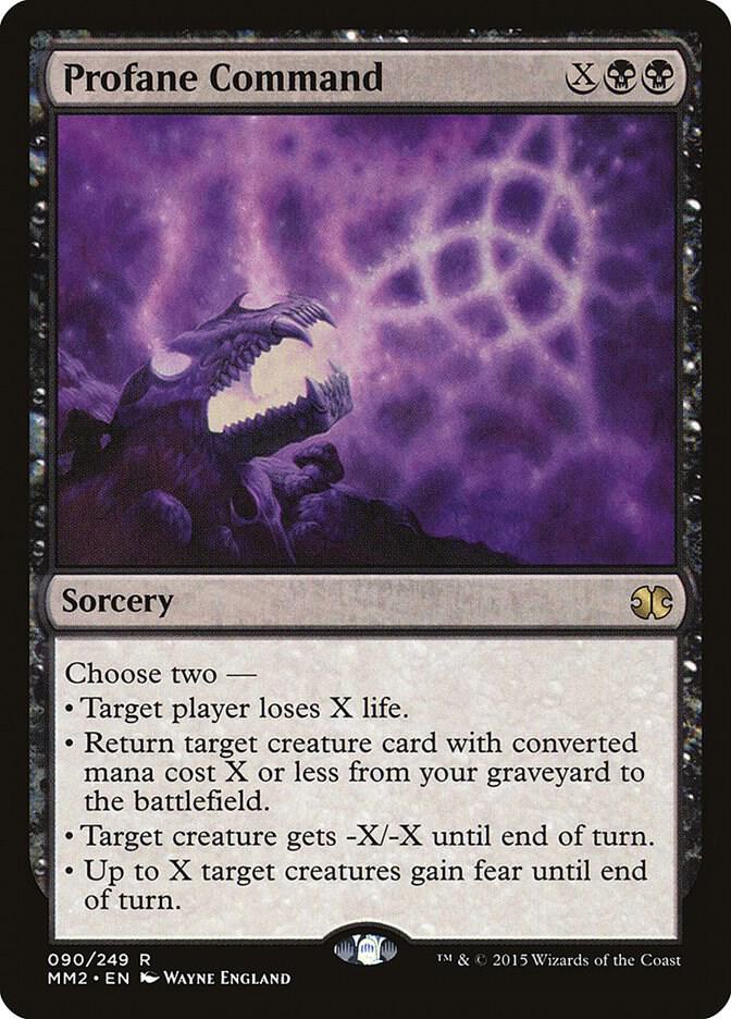 Profane Command 90/249 (Modern Masters 2015)  | Chromatic Games
