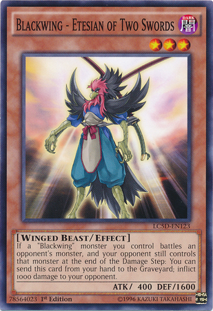 Blackwing - Etesian of Two Swords [LC5D-EN123] Common | Chromatic Games