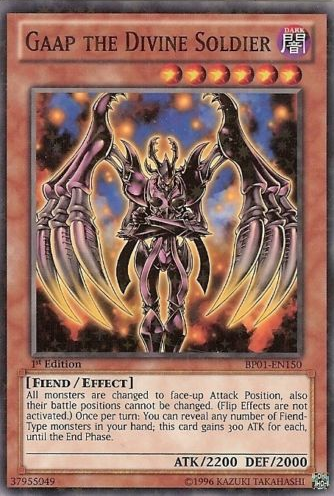 Gaap the Divine Soldier [BP01-EN150] Starfoil Rare | Chromatic Games