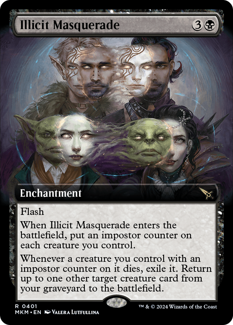 Illicit Masquerade (Extended Art) [Murders at Karlov Manor] | Chromatic Games