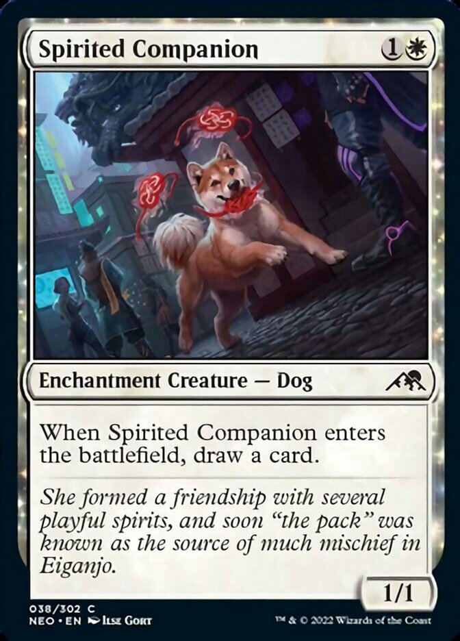 Spirited Companion [Kamigawa: Neon Dynasty] | Chromatic Games