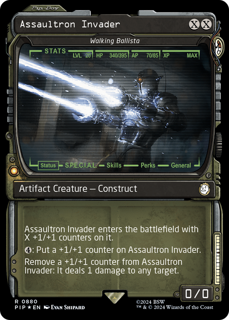 Assaultron Invader - Walking Ballista (Surge Foil) [Fallout] | Chromatic Games