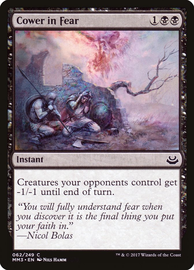 Cower in Fear 62/249 (Modern Masters 2017)  - Foil | Chromatic Games
