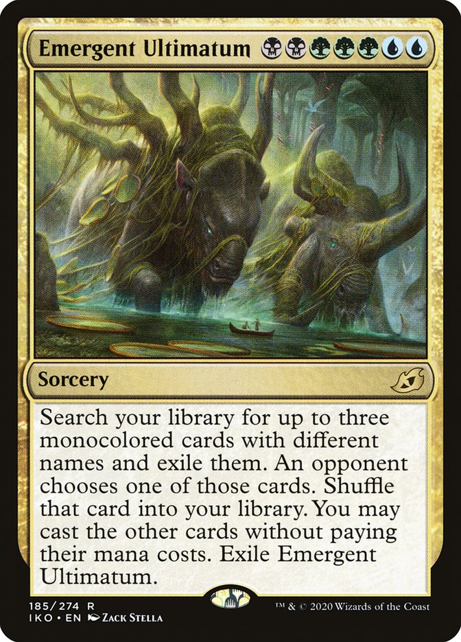 Emergent Ultimatum 185 (Ikoria: Lair of Behemoths)  - Foil | Chromatic Games