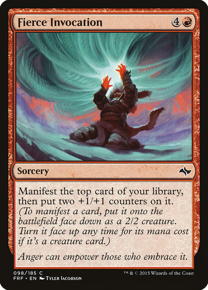 Fierce Invocation 98/185 (Fate Reforged)  | Chromatic Games