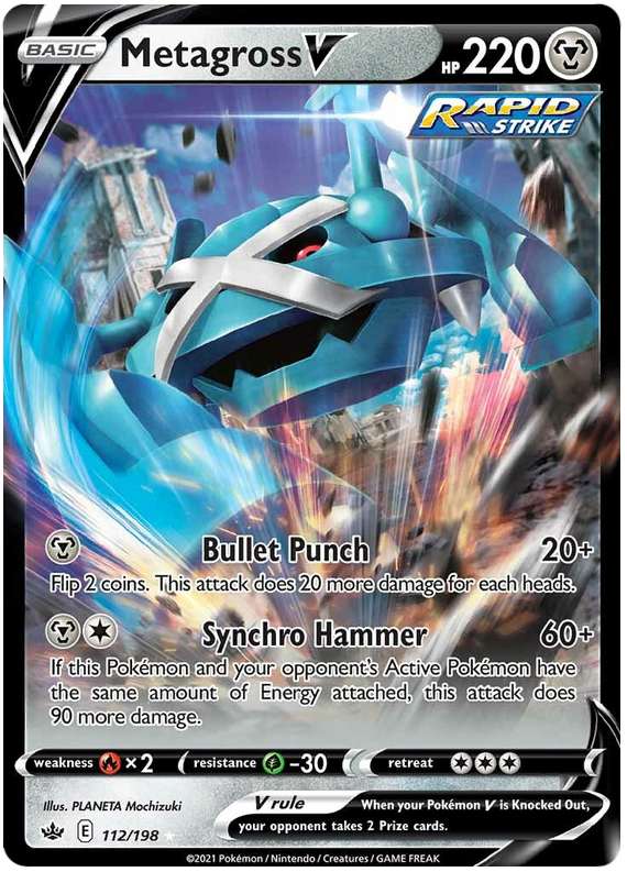 Metagross V (112/198) [Sword & Shield: Chilling Reign] | Chromatic Games