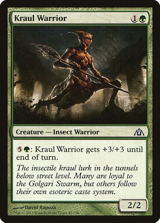Kraul Warrior 42/156 (Dragon's Maze)  | Chromatic Games