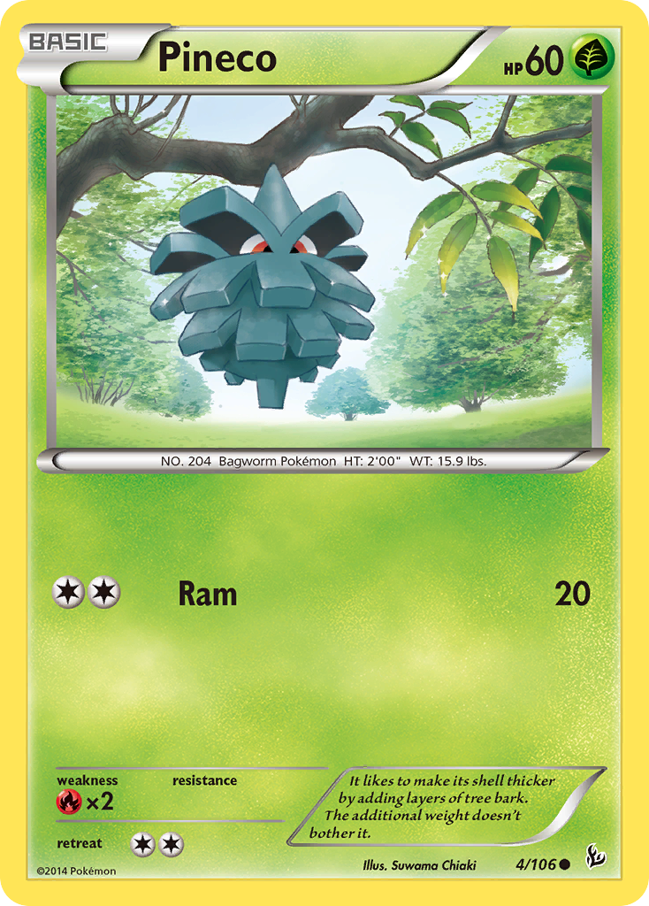 Pineco (4/106) [XY: Flashfire] | Chromatic Games