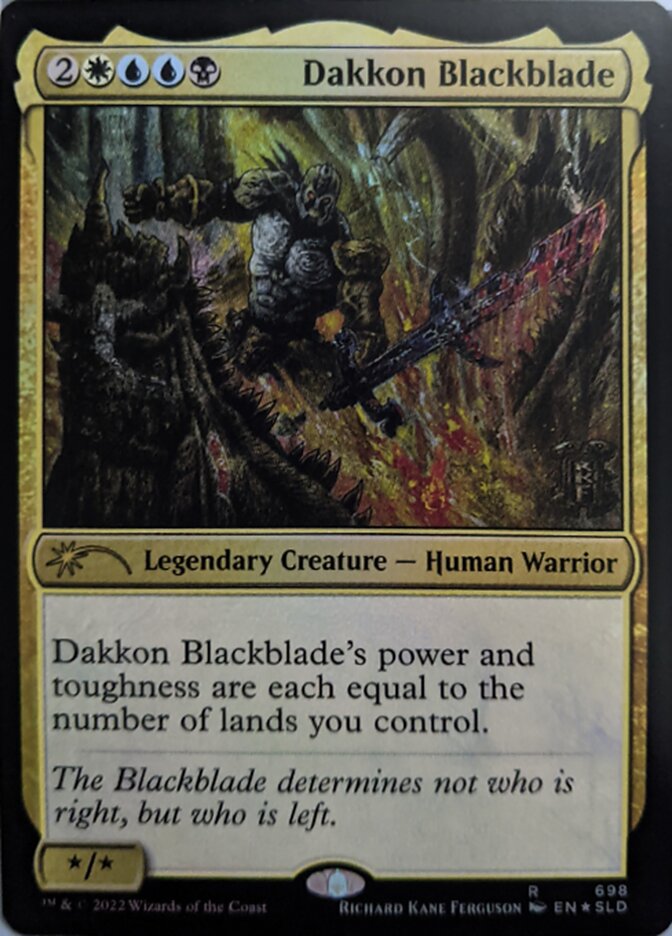 Dakkon Blackblade [Secret Lair Drop Promos] | Chromatic Games